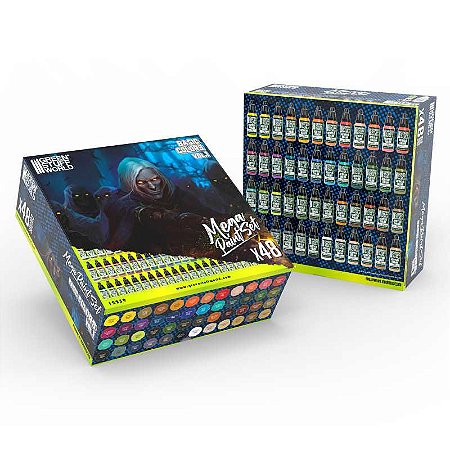 Conjunto Tintas Acrílicas BASICS 1 - Green Stuff World (Box x48 17ml)