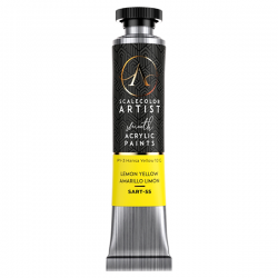 Tinta Acrílica Artist - LEMON YELLOW - Scale75 (20ml)