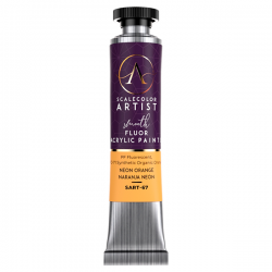 Tinta Acrílica Artist - NEON ORANGE - Scale75 (20ml)