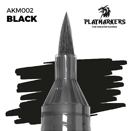 Marcador Acrílico Playmarker - BLACK - AK Interactive