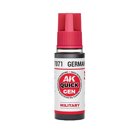 Tinta Acrílica Quick Gen - GERMAN GREY - AK Interactive (18ml)