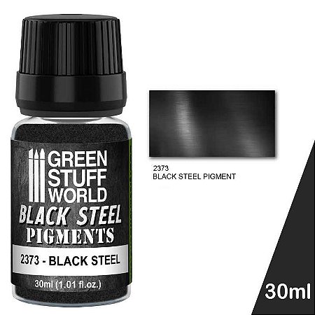 Pigmento em Pó BLACK STEEL - Green Stuff Wolrd (30ml)