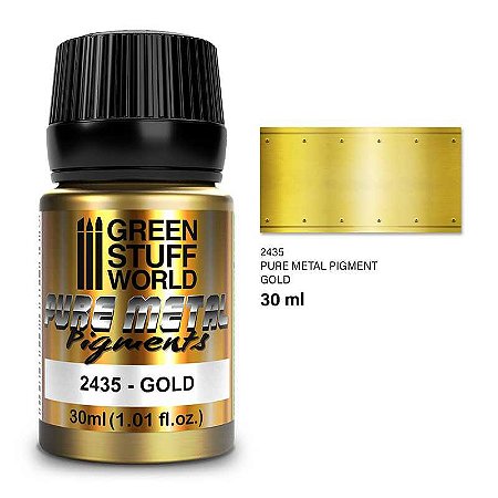 Pigmento Metálico Puro em Pó GOLD - Green Stuff Wolrd (30ml)