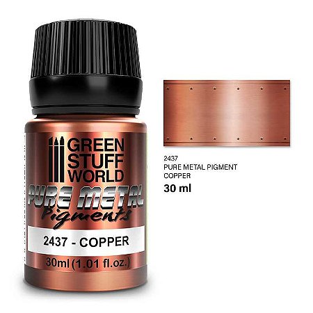 Pigmento Metálico Puro em Pó COPPER - Green Stuff Wolrd (30ml)