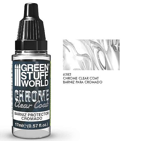 Verniz CROMADO TRANSPARENTE - Green Stuff World (17ml)