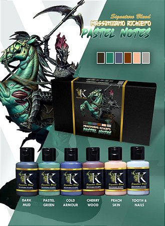 Conjunto Tintas Acrílicas MASSIMILIANO RICHIERO - Kimera Kolors (Box x6 30ml)
