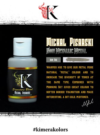 Tinta Acrílica PISARSKI IRON HUE  - Kimera Kolors (30ml)