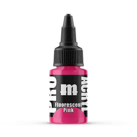 Tinta Acrílica Artística FLUORESCENT PINK - Pro Acryl (22ml)