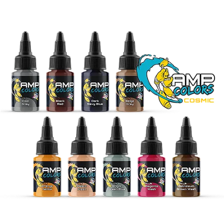 Conjunto Tintas Acrílicas Artísticas COSMIC - Vol. 1 - AMP Colors