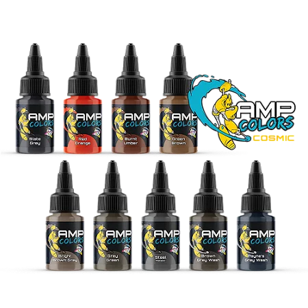 Conjunto Tintas Acrílicas Artísticas COSMIC - Vol. 2 - AMP Colors