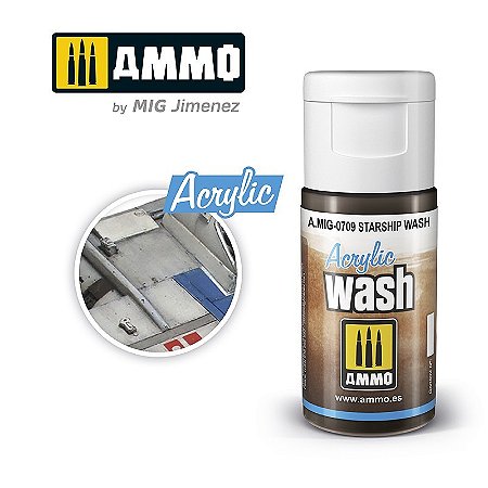 Wash Acrílico - STARSHIP WASH - AMMO (15ml)