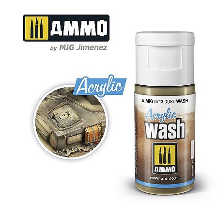 Wash Acrílico - DUST WASH - AMMO (15ml)