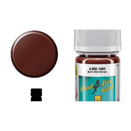 Panel Line Wash (PLW) - DARK RED BROWN - AMMO (35ml)