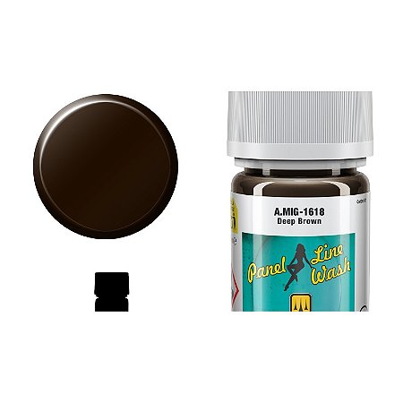 Panel Line Wash (PLW) - DEEP BROWN - AMMO (35ml)