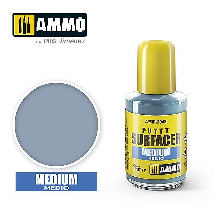 Massa (putty) Líquida para Superfícies de Textura Média - AMMO (30ml)