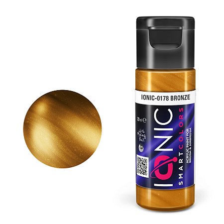 Tinta Metálica Acrílica BRONZE - IONIC Smart Colors (20ml)