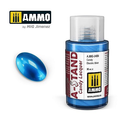 Tinta Metálica A-STAND Candy - ELECTRIC BLUE - AMMO (30ml)