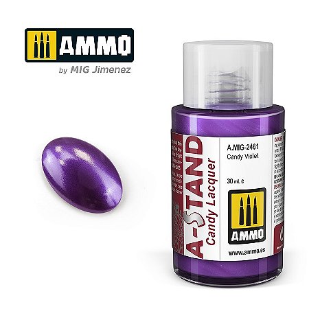 Tinta Metálica A-STAND Candy - VIOLET - AMMO (30ml)