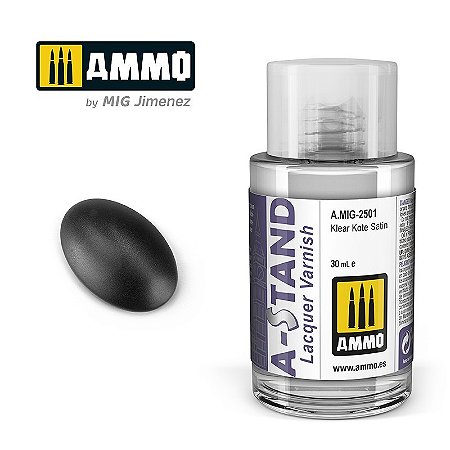 Verniz Klear Kote SATIN (SEMI BRILHO) - AMMO (30ml)