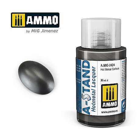 Tinta Metálica A-STAND Hot Metal - CARBON - AMMO (30ml)