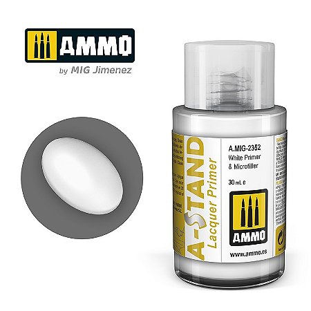 Primer A-STAND e Micro Preenchimento - WHITE - AMMO (30ml)