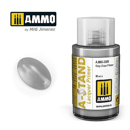 Primer A-STAND Brilhante - GREY - AMMO (30ml)