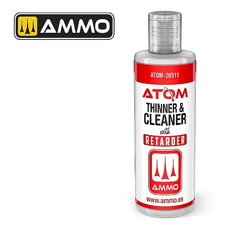 Thinner e Limpador com Retardador ATOM - AMMO (60ml)