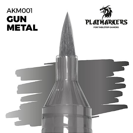 Marcador Acrílico Playmarker - GUN METAL - AK Interactive