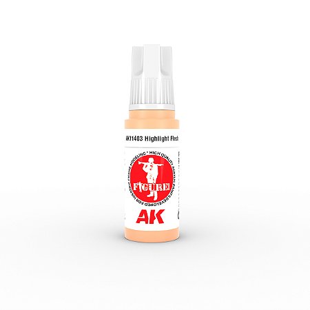 Tinta Acrílica HIGHLIGHT FLESH - AK Interactive (17ml)
