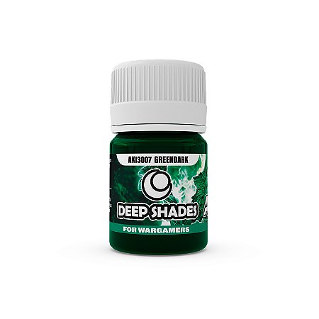 Wash Acrílico Deep Shade - GREENDARK - AK Interactive (30ml)