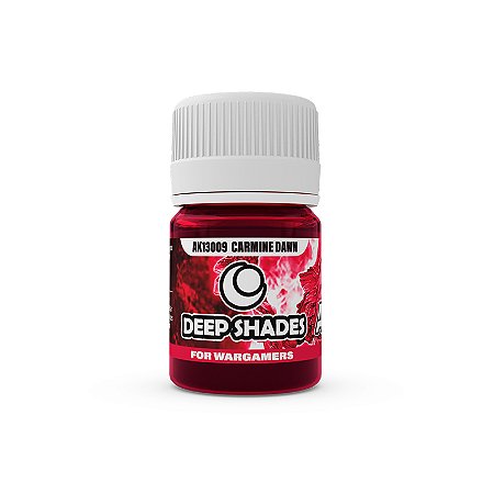Wash Acrílico Deep Shade - CARMINE DAWN - AK Interactive (30ml)
