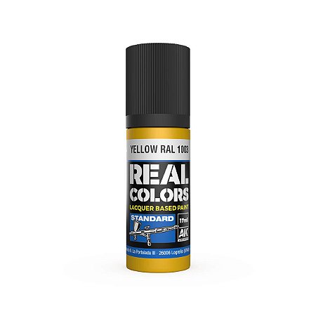 Tinta Laca Real Colors YELLOW RAL 1003 - AK Interactive (17ml)
