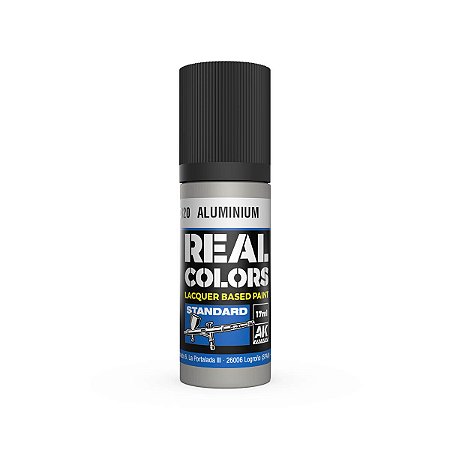Tinta Laca Real Colors ALUMINIUM - AK Interactive (17ml)