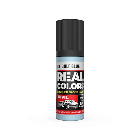 Tinta Laca Real Colors GULF BLUE - AK Interactive (17ml)