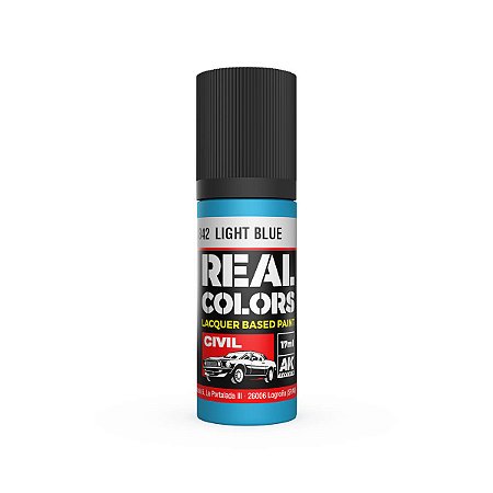 Tinta Laca Real Colors LIGHT BLUE - AK Interactive (17ml)