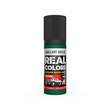 Tinta Laca Real Colors VAILLANT GREEN - AK Interactive (17ml)