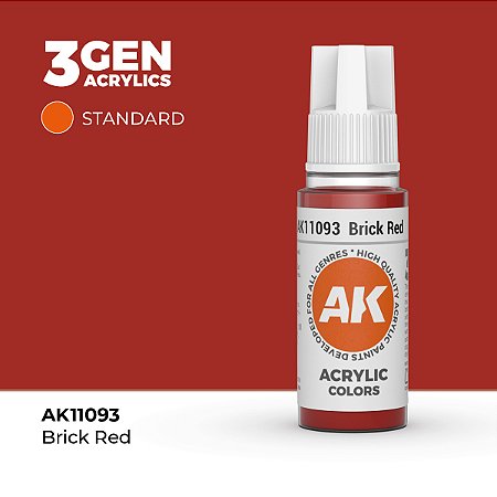 Tinta Acrílica BRICK RED - AK Interactive (17ml)