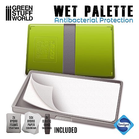 Wet Palette - Green Stuff World (182 x 132 mm)