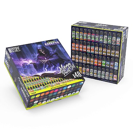 Conjunto de Efeitos: Special Effects Mega Paint Set - Green Stuff World (Box x48 17ml)