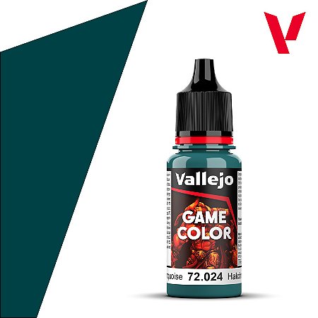 Tinta Acrílica Game Color TURQUOISE - Vallejo (18ml)