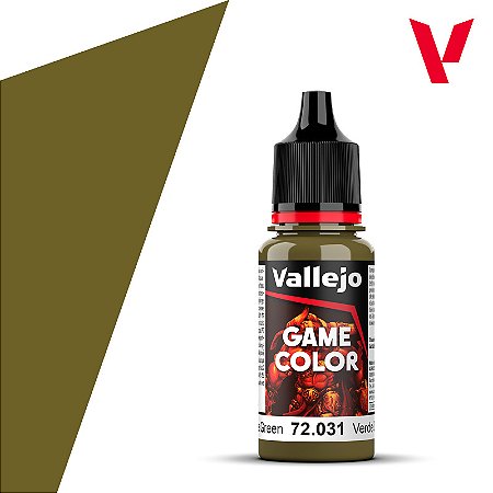 Tinta Acrílica Game Color CAMOUFLAGE GREEN - Vallejo (18ml)