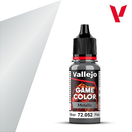 Tinta Metálica Game Color SILVER - Vallejo (18ml)