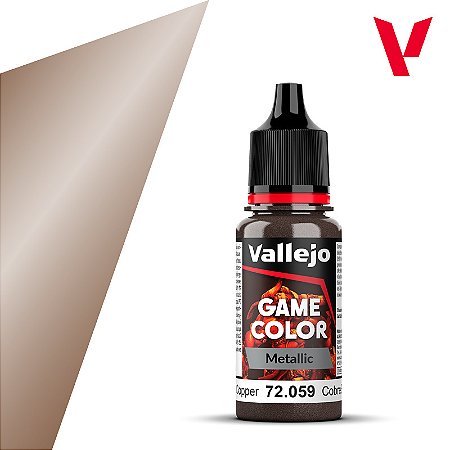 Tinta Metálica Game Color HAMMERED COPPER - Vallejo (18ml)