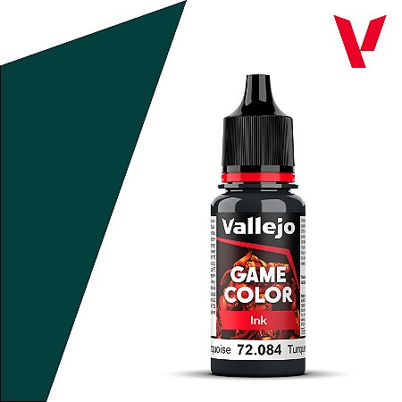 Tinta Acrílica Game Color DARK TURQUOISE INK - Vallejo (18ml)