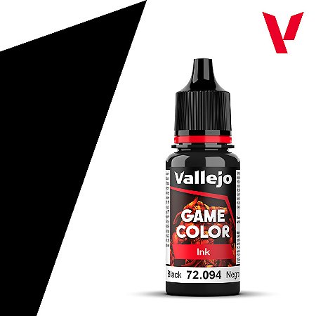 Tinta Acrílica Game Color BLACK INK - Vallejo (18ml)