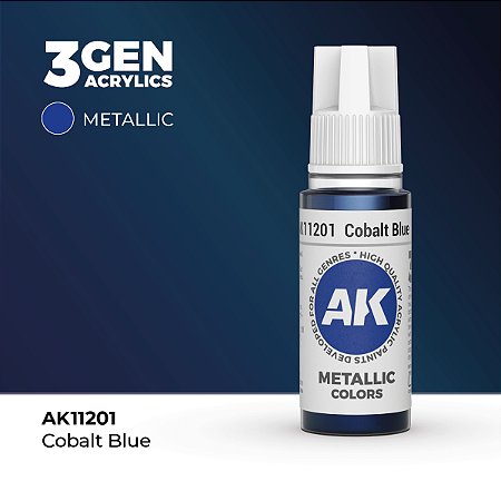 Tinta Metálica COBALT BLUE - AK Interactive (17ml)