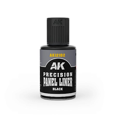 PRECISION Panel Line Wash - BLACK - AK Interactive (30ml)