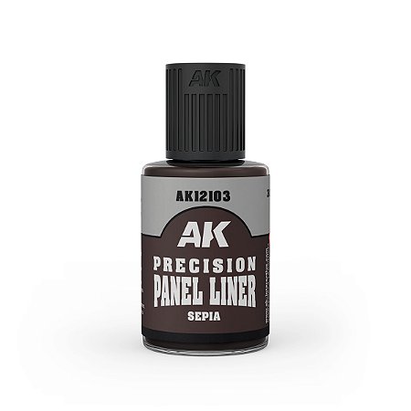 PRECISION Panel Line Wash - SEPIA - AK Interactive (30ml)