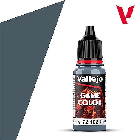 Tinta Acrílica Game Color STEEL GREY - Vallejo (18ml)