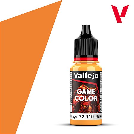 Tinta Acrílica Game Color SUNSET ORANGE - Vallejo (18ml)